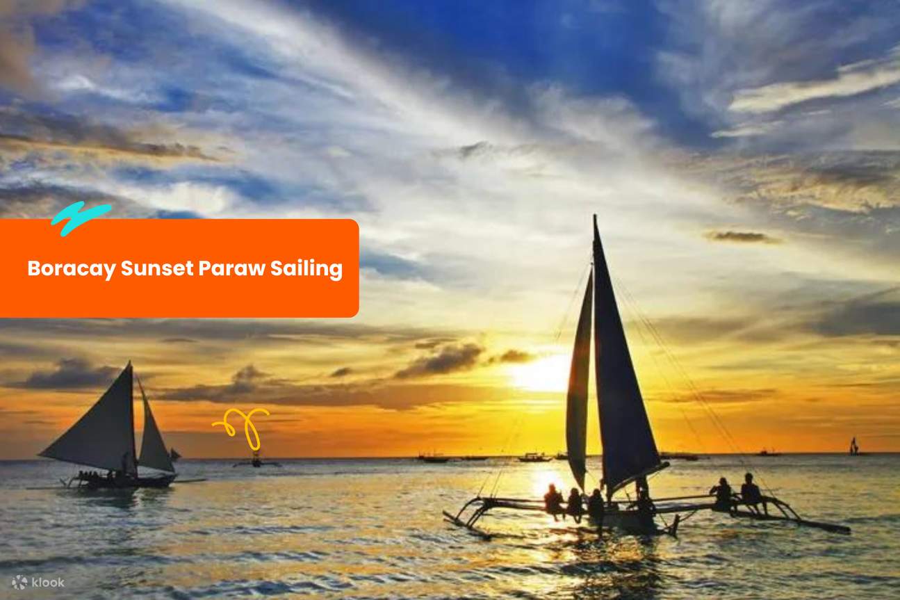 Sonnenuntergang Paraw in Boracay